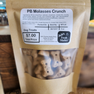 PB Molasses Dog Treat
