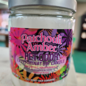 Pet Candle Patchouli Amber